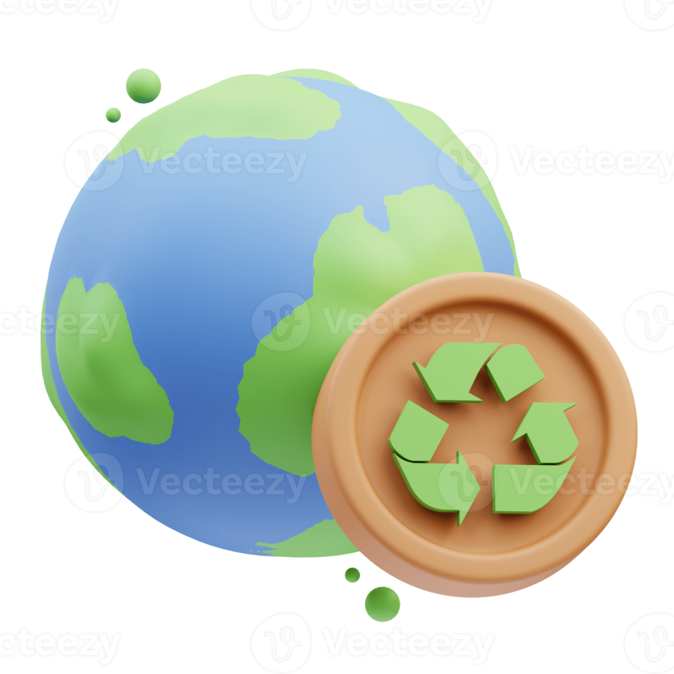 Recycle 3D Illustration png