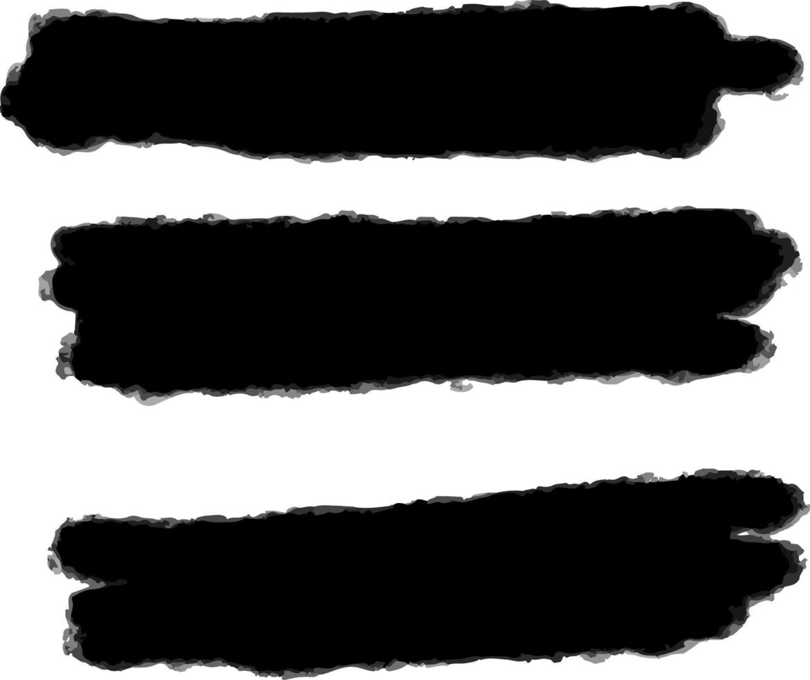 Vector black background for text paint, ink brush stroke, brush, line or texture. Dirty artistic design element, box, frame or background for text.