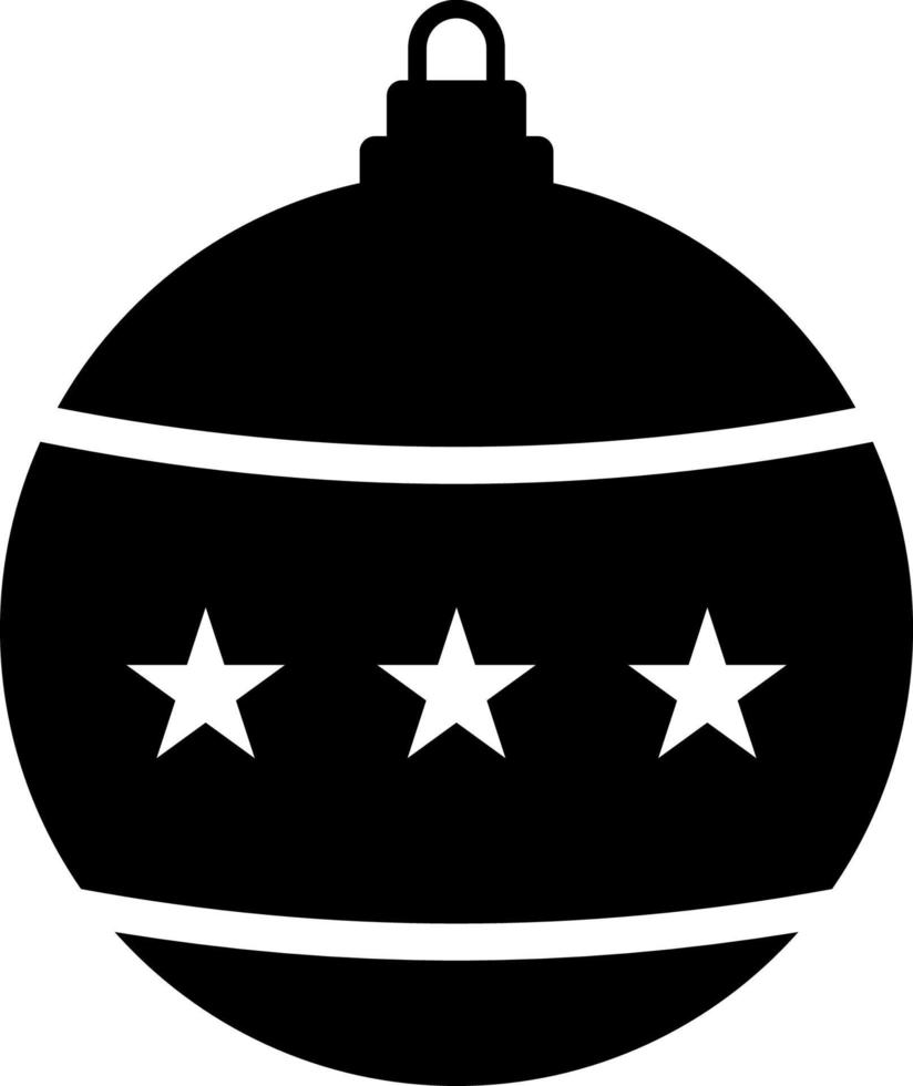 christmas ball icon, flat design best vector icon. Vector icon