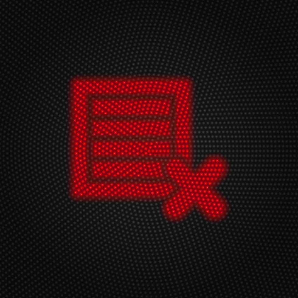 Delete, ecommerce, box neumorphic style vector icon. Simple element illustration from UI concept. Delete, ecommerce, box neumorphic style vector icon. Finance concept vector illustration. .