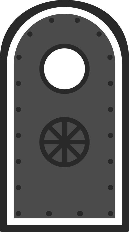 Ship, door, icon in trendy flat style isolated on white background. Door symbol for your web site design, logo, app, UI. Vector illustration, EPS10. - Vector on white background