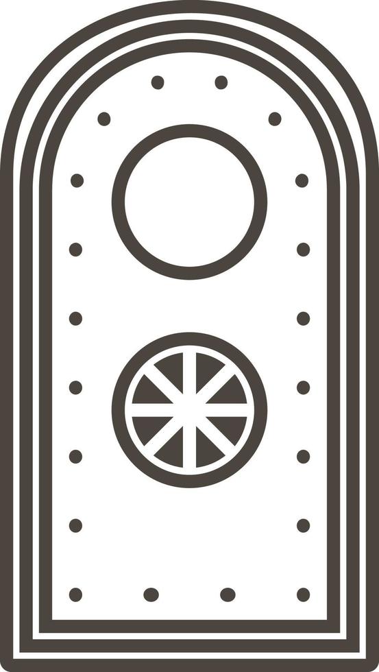 Ship, door, icon in trendy outline style isolated on white background. Door symbol for your web site design, logo, app, UI. Vector illustration, EPS10. - Vector on white background