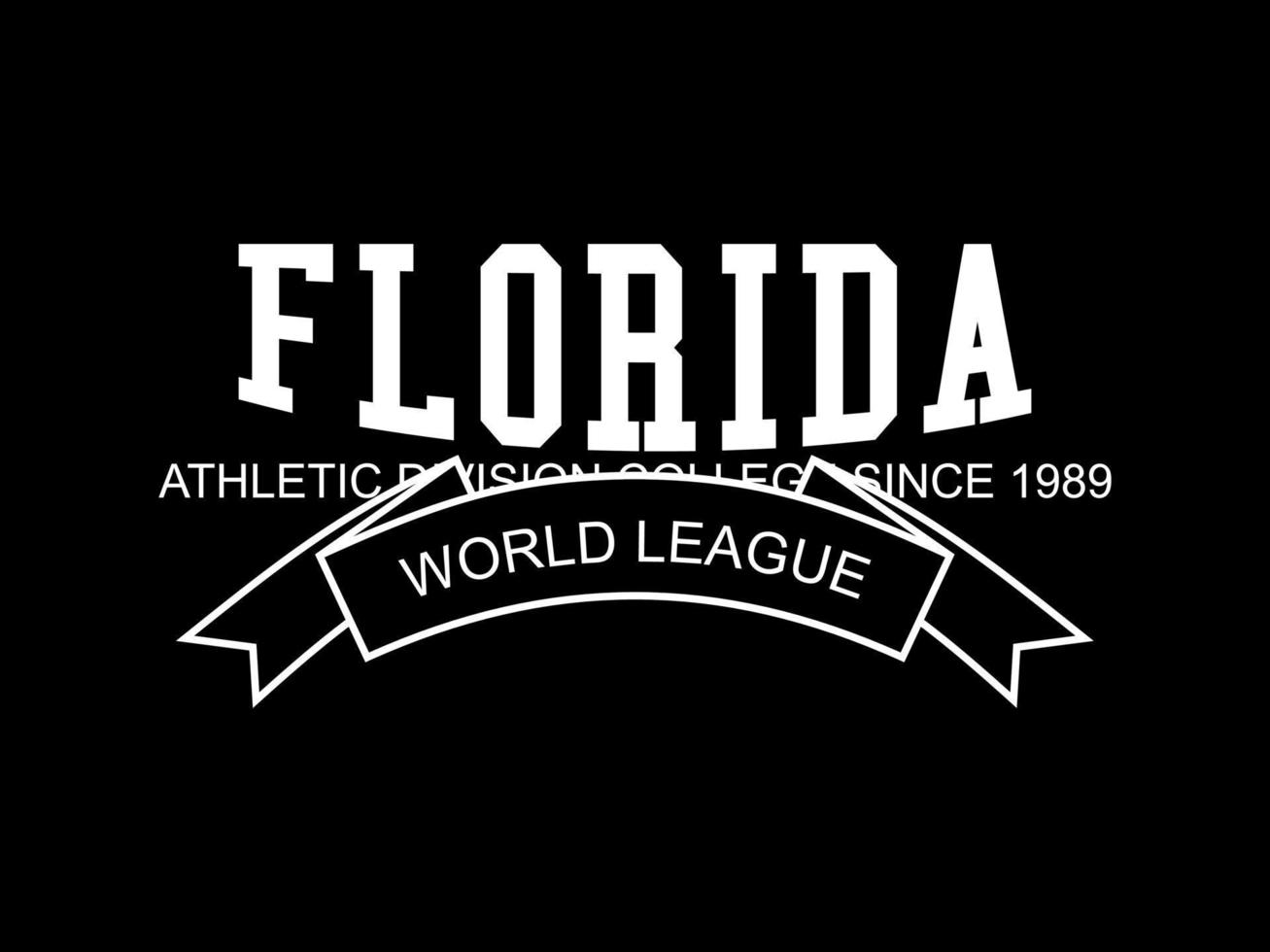 florida varsity, design t-shirt streetwear clothing, vector typography, perfect for modern apparel