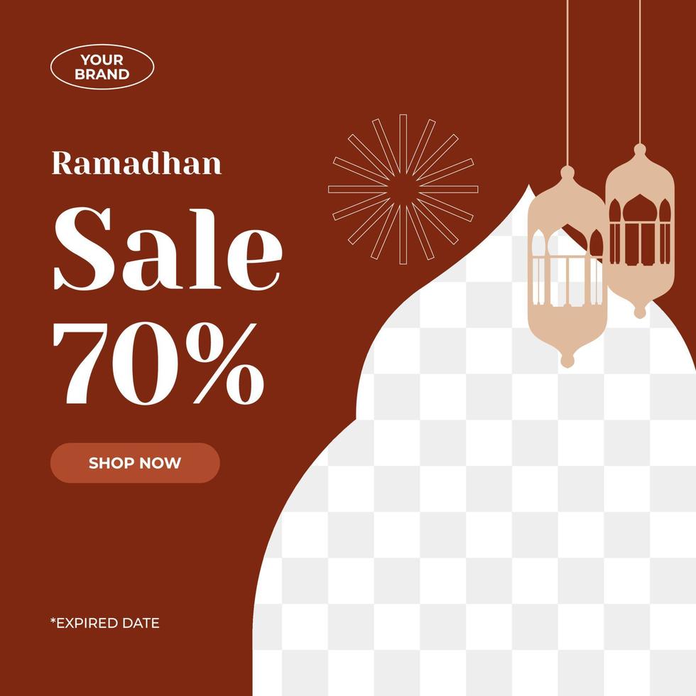 template ramadan, instagram posts, greeting card poster template, post card, invitation vector