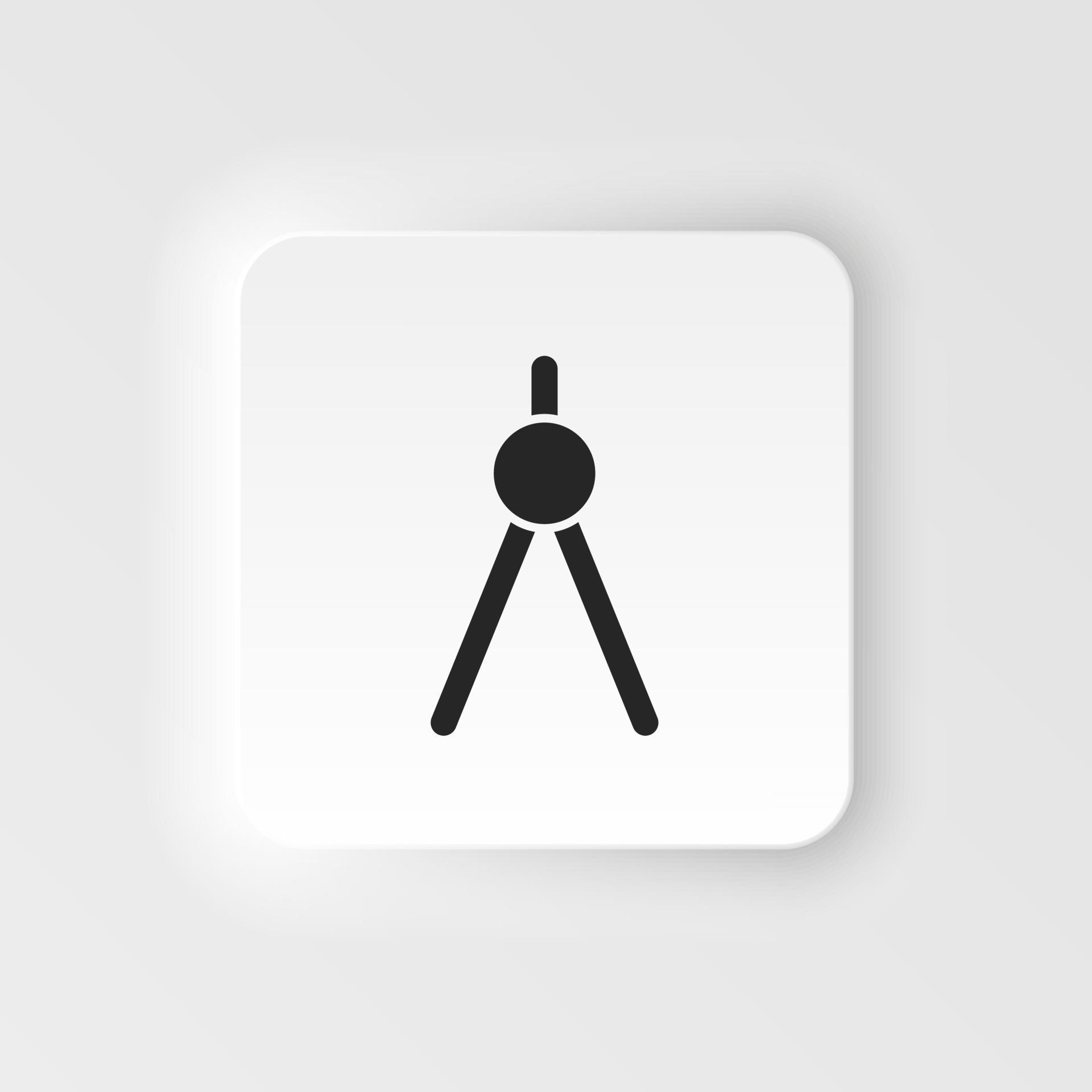Geometry, compass icon Vector. Simple element illustration from UI