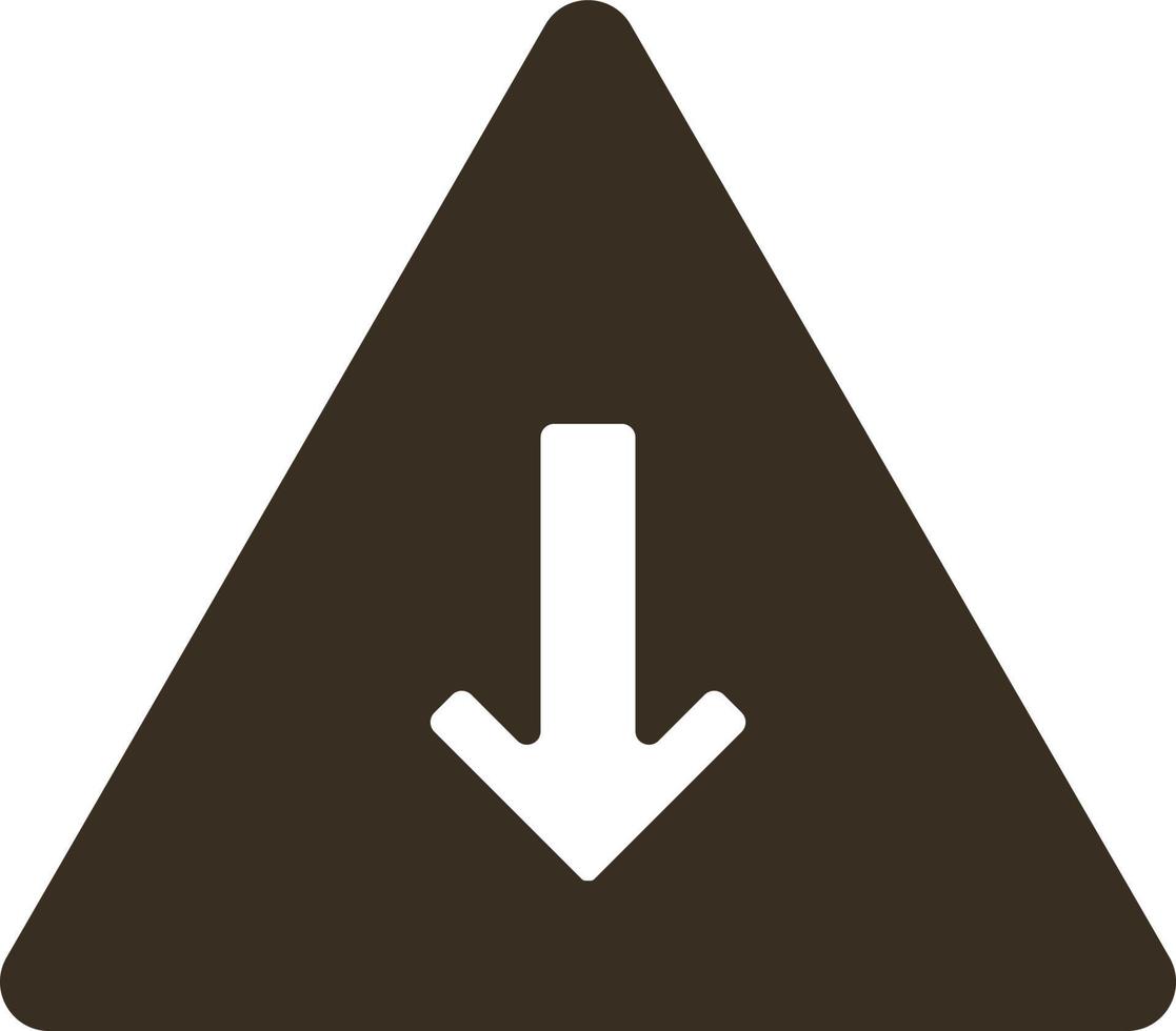 Arrow, down, pyramid vector icon. Simple element illustration from UI concept. Arrow, down, pyramid vector icon. Finance concept vector illustration. on white background