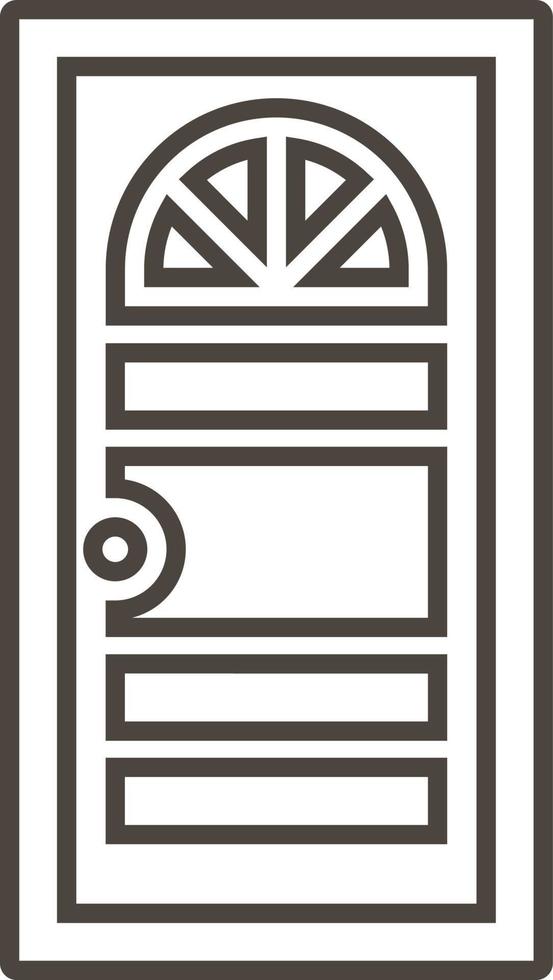 puerta, icono en de moda contorno estilo aislado en blanco antecedentes. puerta símbolo para tu web sitio diseño, logo, aplicación, ui vector ilustración, eps10. - vector en blanco antecedentes