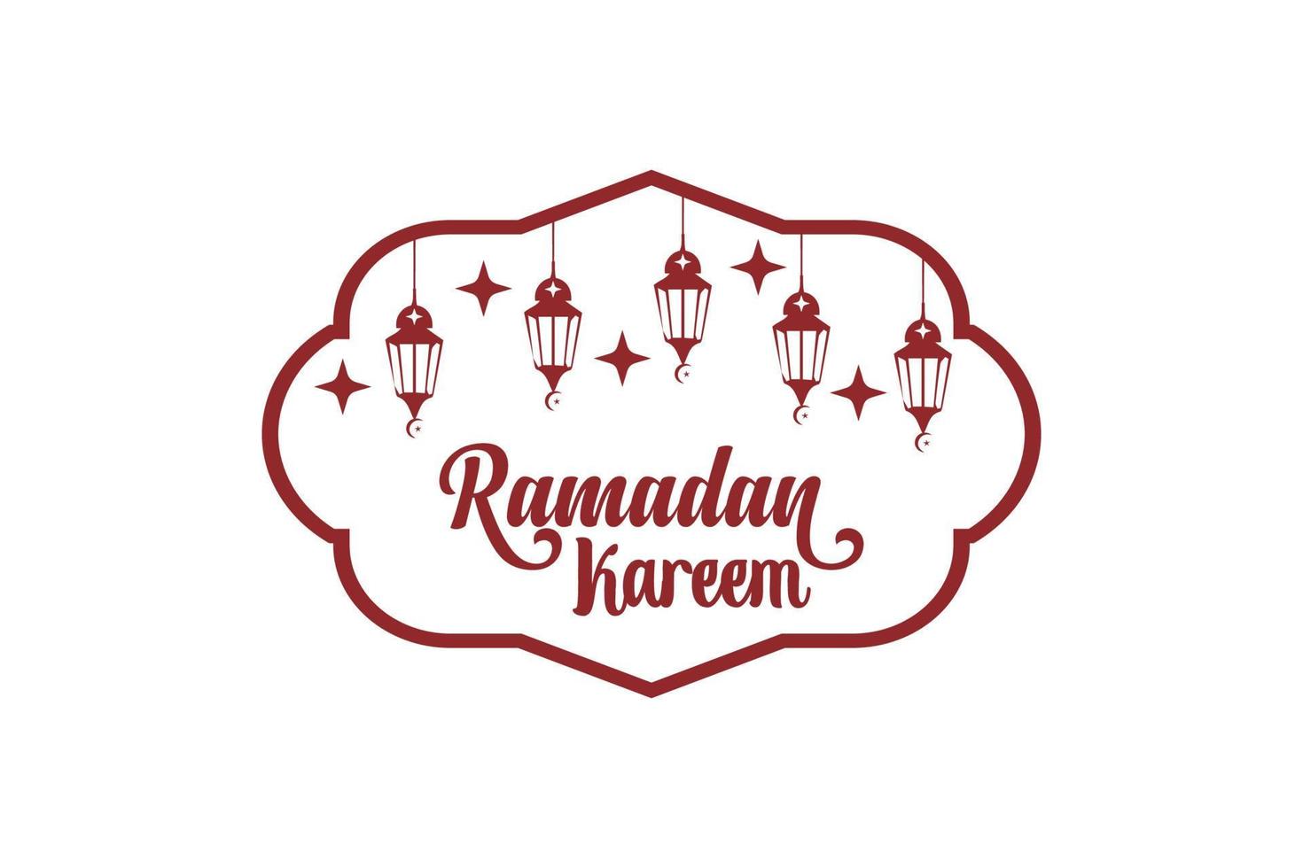 Ramadán kareem diseño. Ramadán logo. árabe logo modelo. islámico logo diseño. eid Mubarak vector