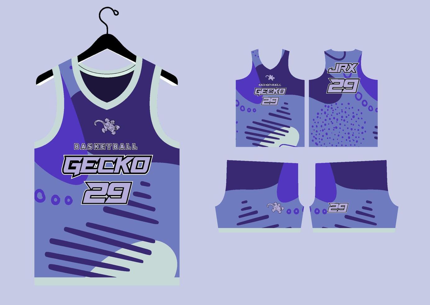 Set Pattern Print basketball uniform jersey 20977257 Vector Art at Vecteezy