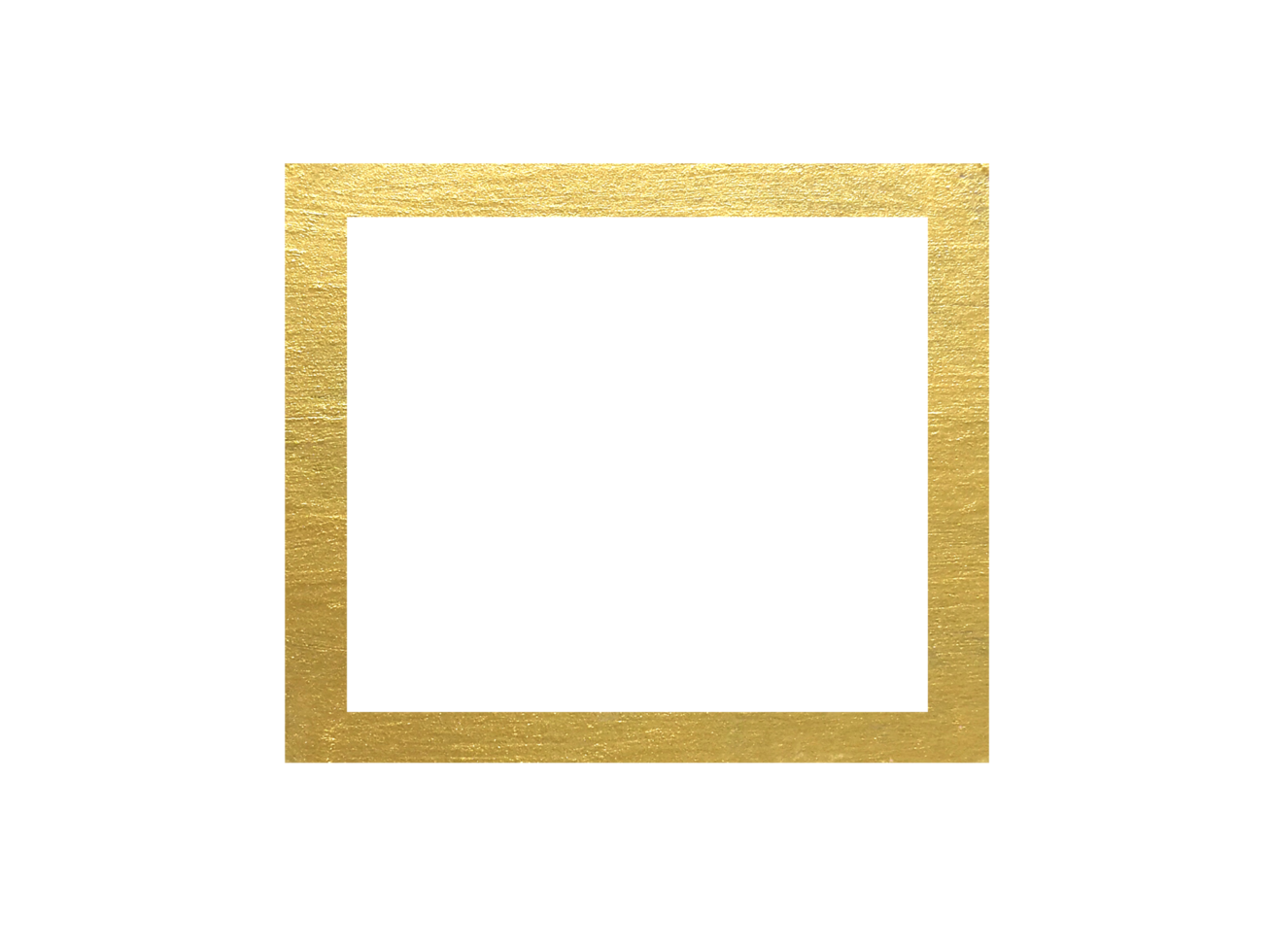 square frame painting golden yellow abstract hand drawn. png background. asian style.