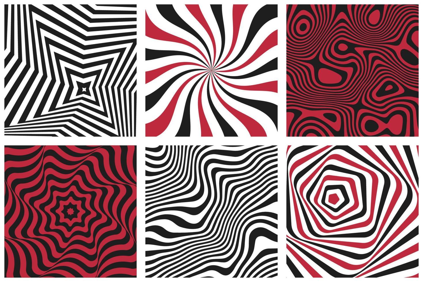 Psychedelic style of Abstract groovy background vector illustration
