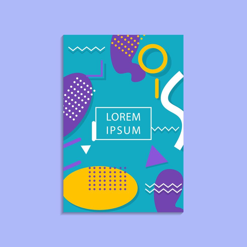 Simple cover design vector