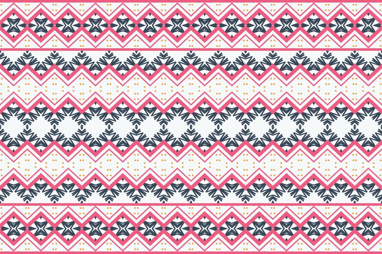 Pattern simple ethnic design in the Philippines. traditional pattern background It is a pattern geometric shapes. Create beautiful fabric patterns. Design for print. Using in the fashion industry. vector