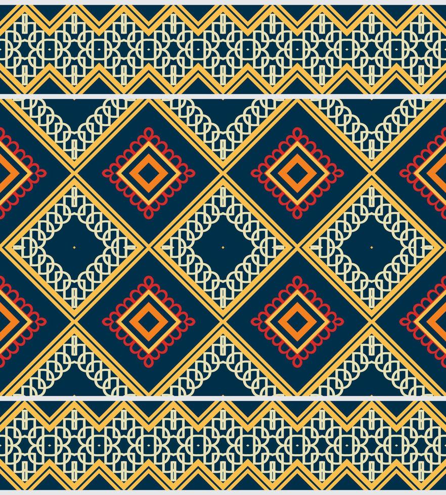 African Ethnic seamless pattern embroidery background. geometric ethnic oriental pattern traditional. Ethnic Aztec style abstract vector illustration. design for print texture,fabric,saree,carpet.