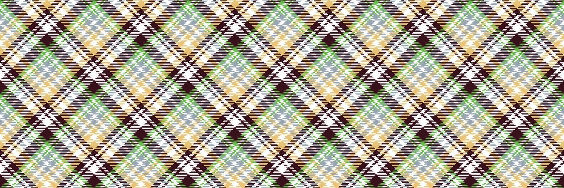 Check Plaids pattern is a patterned cloth consisting of criss crossed, horizontal and vertical bands in multiple colours.plaid Seamless for  scarf,pyjamas,blanket,duvet,kilt large shawl. vector