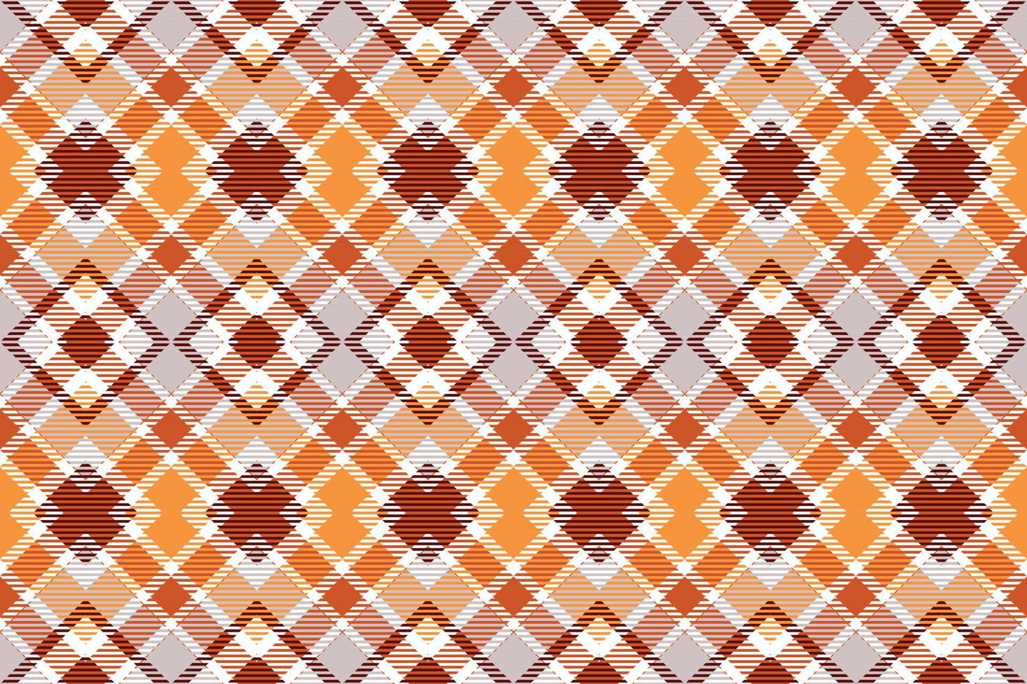 Checkered Tartan pattern is a patterned cloth consisting of criss crossed, horizontal and vertical bands in multiple colours.plaid Seamless For scarf,pyjamas,blanket,duvet,kilt large shawl. vector
