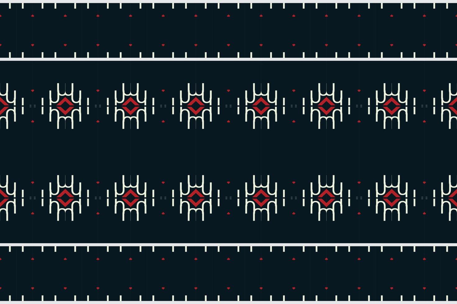 Indian ethnic pattern. traditional pattern design It is a pattern geometric shapes. Create beautiful fabric patterns. Design for print. Using in the fashion industry. vector