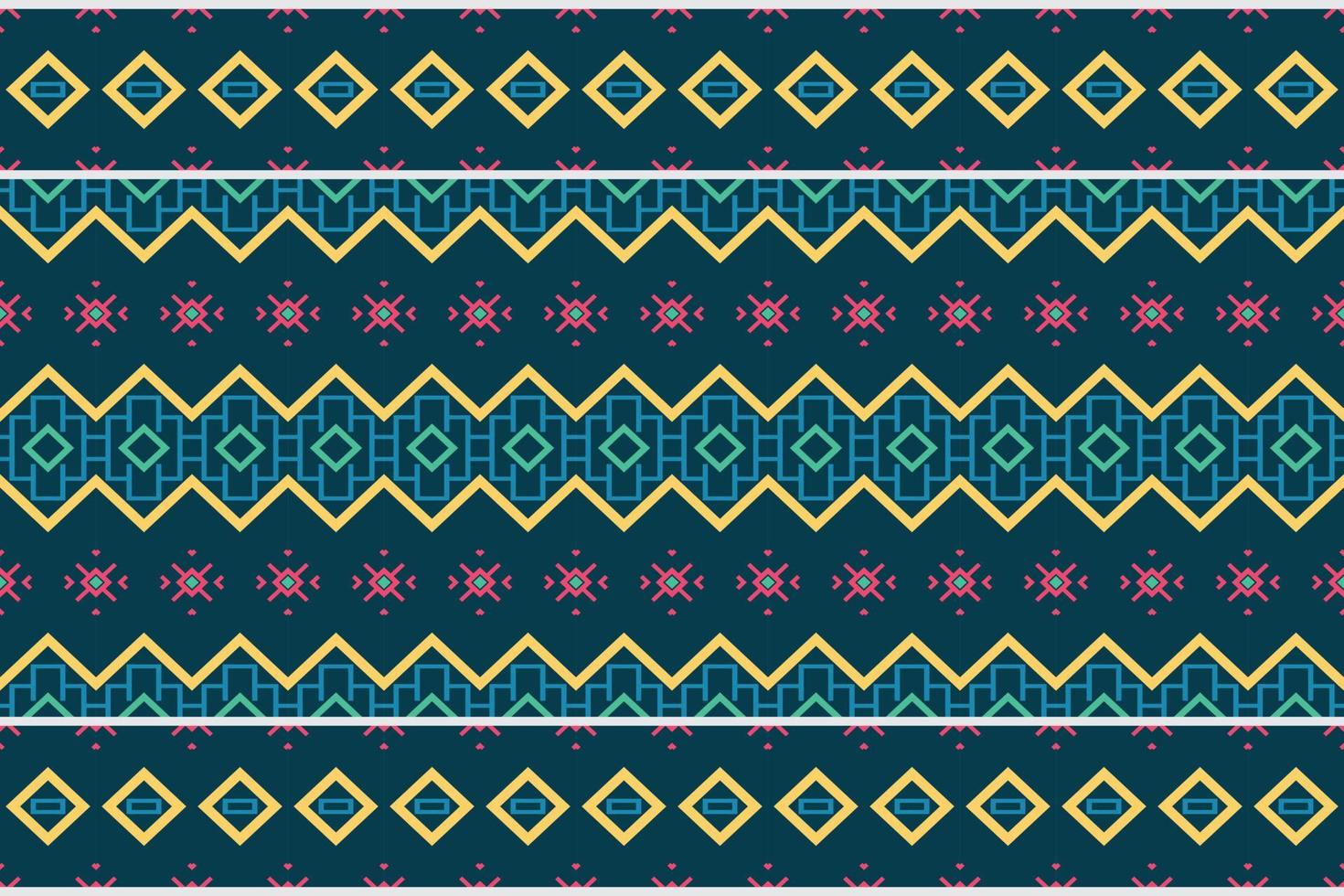 Geometric ethnic embroidery patterns. traditional patterned wallpaper It is a pattern geometric shapes. Create beautiful fabric patterns. Design for print. Using in the fashion industry. vector