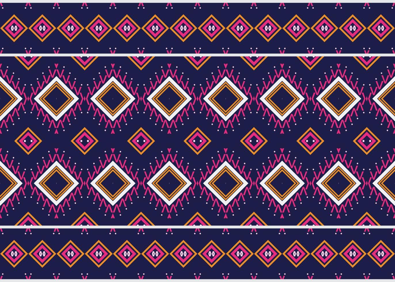 Ethnic flower tribal African Geometric Traditional ethnic oriental design for the background. Folk embroidery, Indian, Scandinavian, Gypsy, Mexican, African rug, carpet. vector