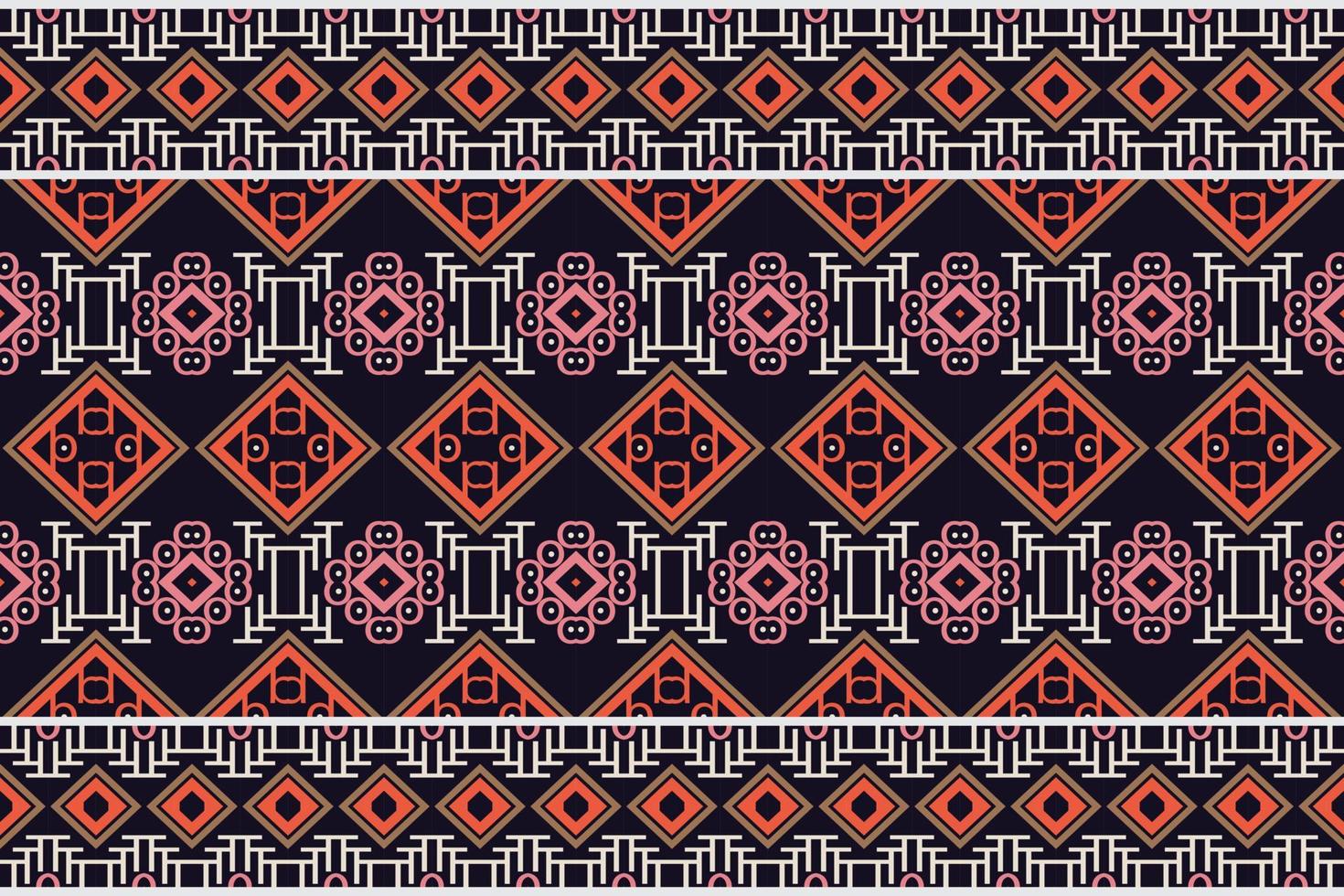 Motif Ethnic floral seamless pattern background. geometric ethnic oriental pattern traditional. Ethnic Aztec style abstract vector illustration. design for print texture,fabric,saree,sari,carpet.
