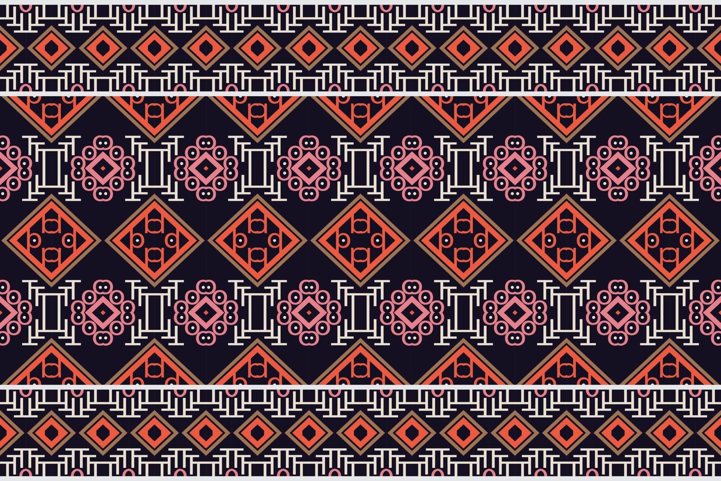 motivo étnico floral sin costura modelo antecedentes. geométrico étnico oriental modelo tradicional. étnico azteca estilo resumen vector ilustración. diseño para impresión textura,tela,sari,sari,alfombra.