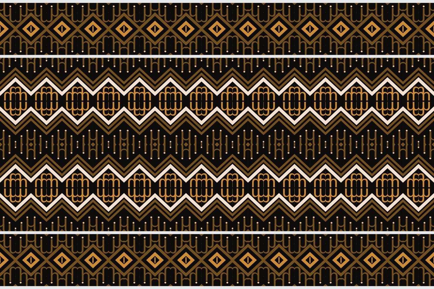 Seamless Indian ethnic pattern. Traditional ethnic pattern design It is a pattern geometric shapes. Create beautiful fabric patterns. Design for print. Using in the fashion industry. vector