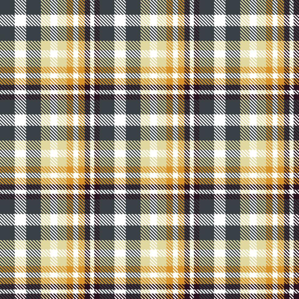 Plaid pattern is a patterned cloth consisting of criss crossed, horizontal and vertical bands in multiple colours.Seamless tartan for  scarf,pyjamas,blanket,duvet,kilt large shawl. vector