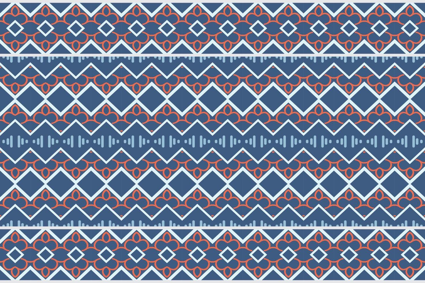 The geometric ethnic pattern design. It is a pattern geometric shapes. Create beautiful fabric patterns. Design for print. Using in the fashion industry. vector