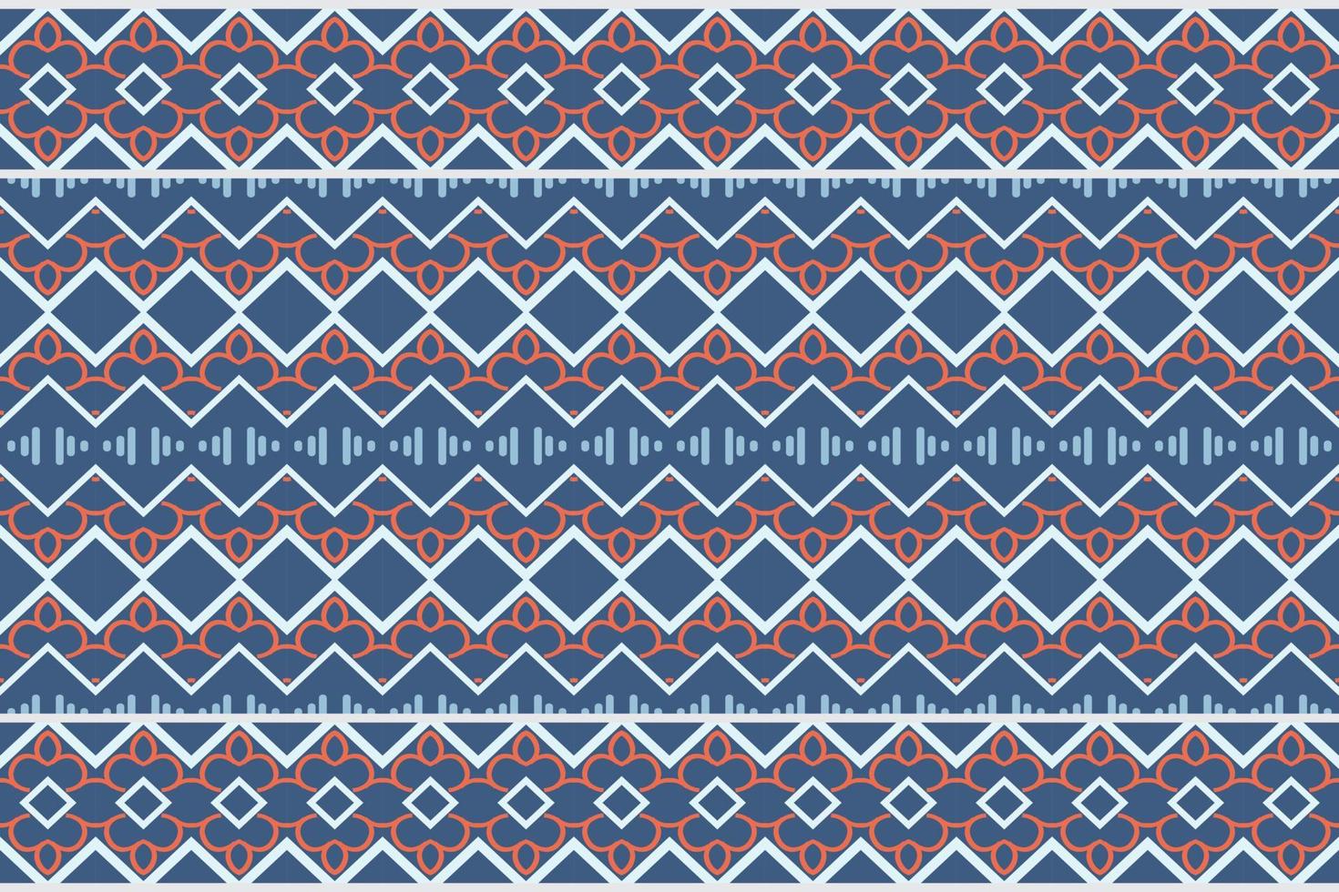 The geometric ethnic pattern design. It is a pattern geometric shapes. Create beautiful fabric patterns. Design for print. Using in the fashion industry. vector