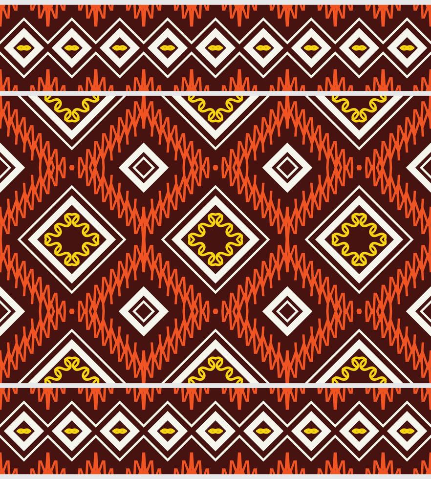 Motif Ethnic floral seamless pattern background. geometric ethnic oriental pattern traditional. Ethnic Aztec style abstract vector illustration. design for print texture,fabric,saree,sari,carpet.