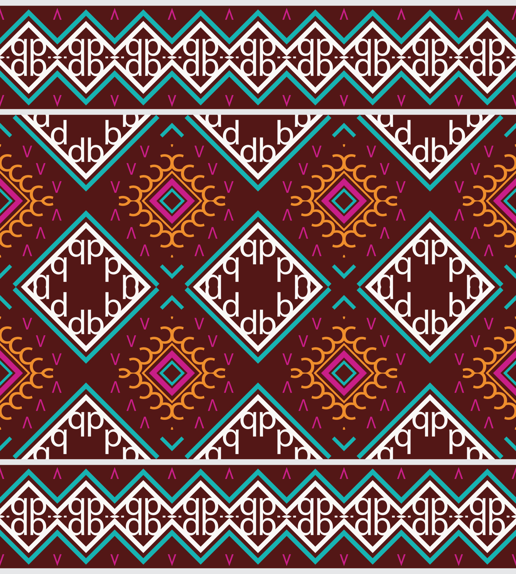 Ethnic design examples. traditional pattern design It is a pattern