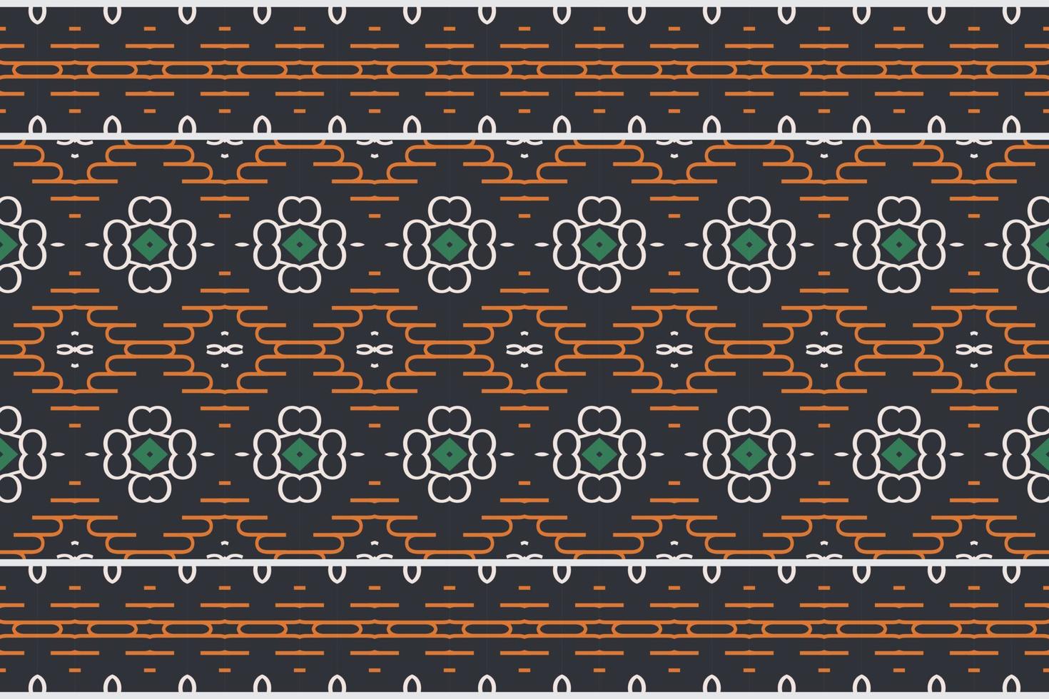 Seamless Indian ethnic pattern. Geometric ethnic pattern traditional Design It is a pattern geometric shapes. Create beautiful fabric patterns. Design for print. Using in the fashion industry. vector