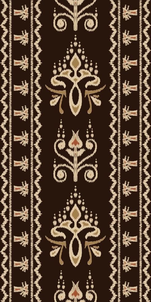 Ikat Damask 08 vector