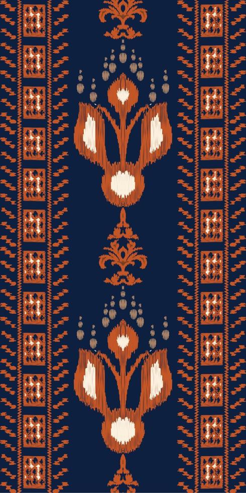 Ikat Damask 08 vector