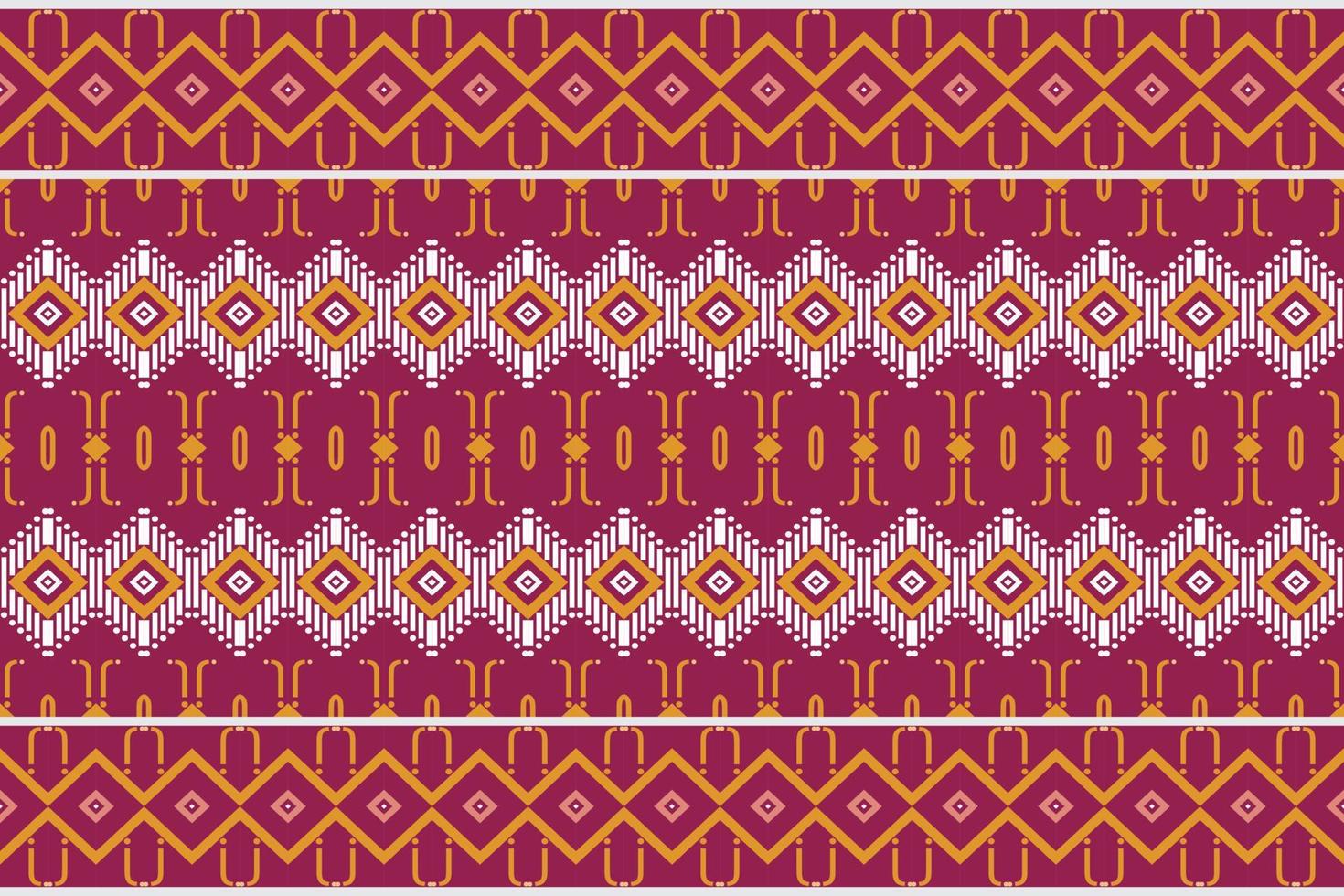 Simple ethnic design patterns. Geometric ethnic pattern traditional Design It is a pattern geometric shapes. Create beautiful fabric patterns. Design for print. Using in the fashion industry. vector