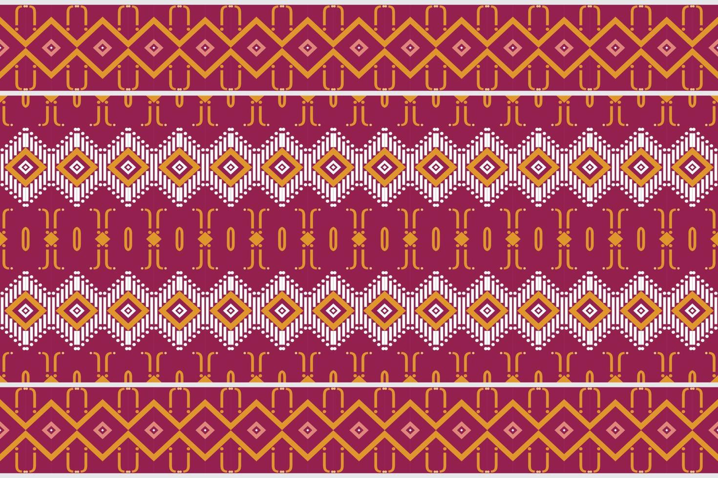 Simple ethnic design patterns. Geometric ethnic pattern traditional Design It is a pattern geometric shapes. Create beautiful fabric patterns. Design for print. Using in the fashion industry. vector