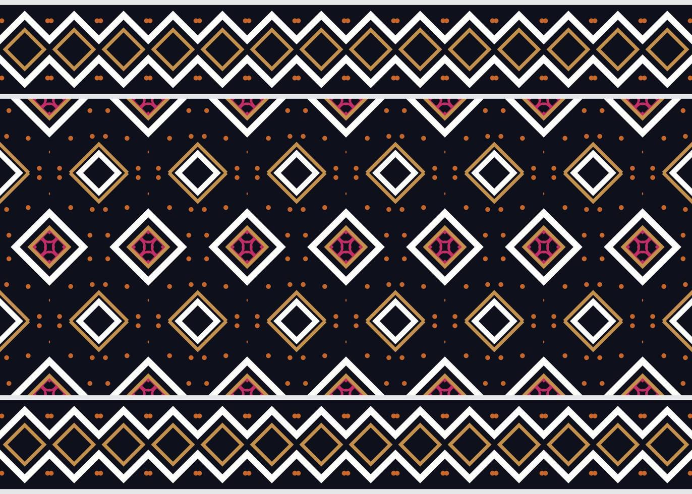 Simple ethnic design. Traditional ethnic patterns vectors It is a pattern geometric shapes. Create beautiful fabric patterns. Design for print. Using in the fashion industry.