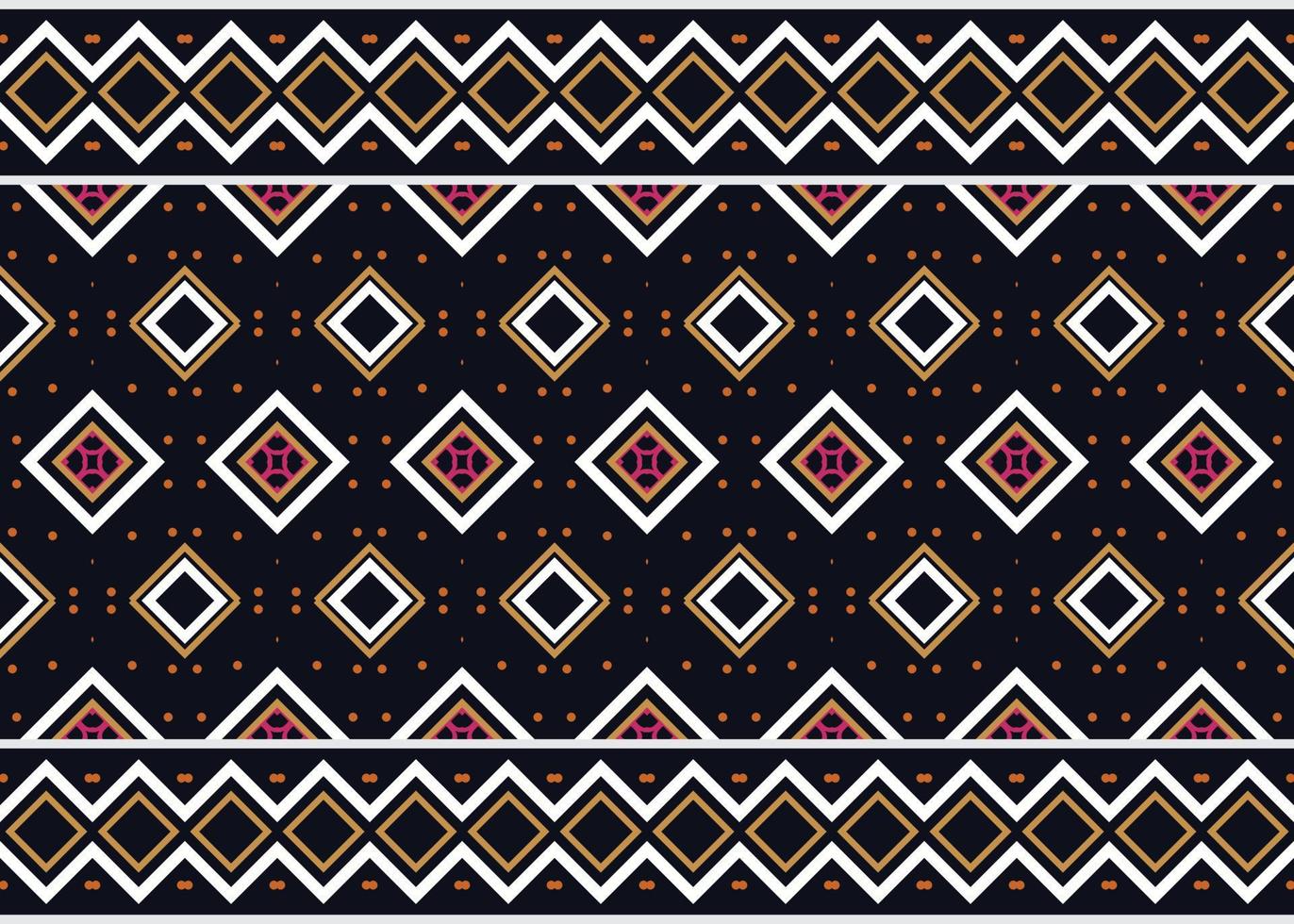 Simple ethnic design. Traditional ethnic patterns vectors It is a pattern geometric shapes. Create beautiful fabric patterns. Design for print. Using in the fashion industry.