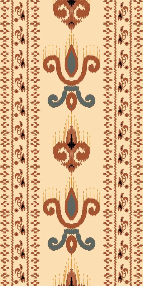 Ikat Damask 08 vector