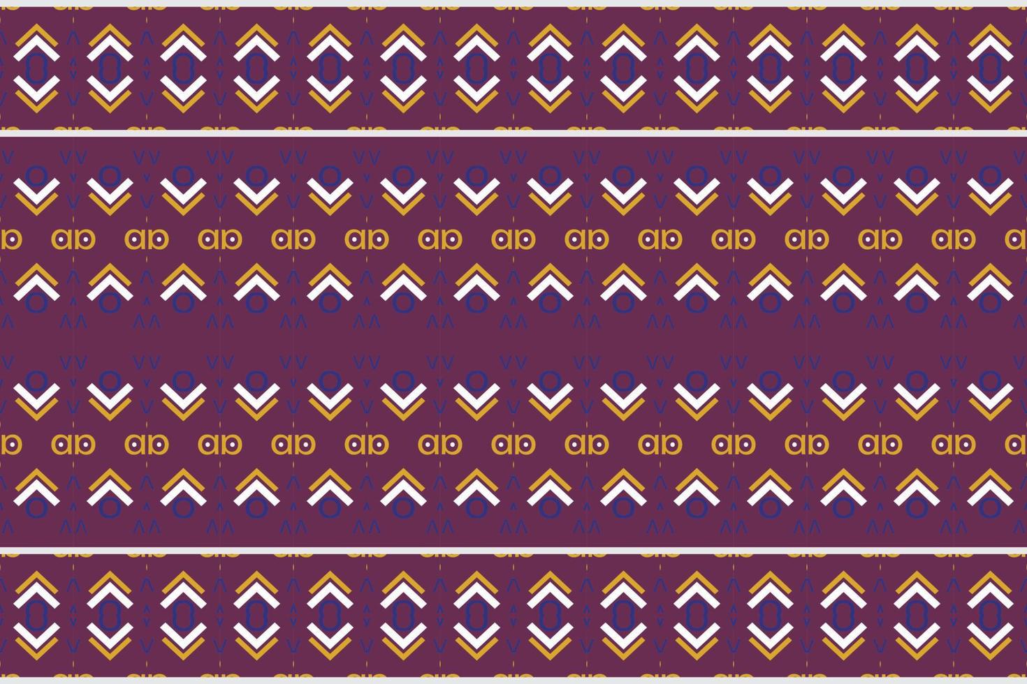 Ethnic pattern vector. Traditional ethnic patterns vectors It is a pattern geometric shapes. Create beautiful fabric patterns. Design for print. Using in the fashion industry.