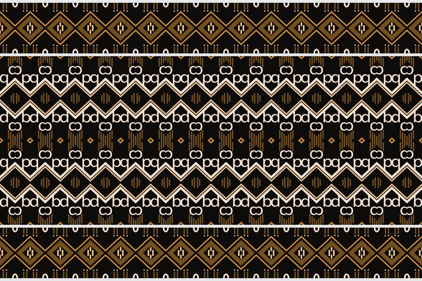 Simple ethnic design. traditional patterned old saree dress design It is a pattern geometric shapes. Create beautiful fabric patterns. Design for print. Using in the fashion industry. vector
