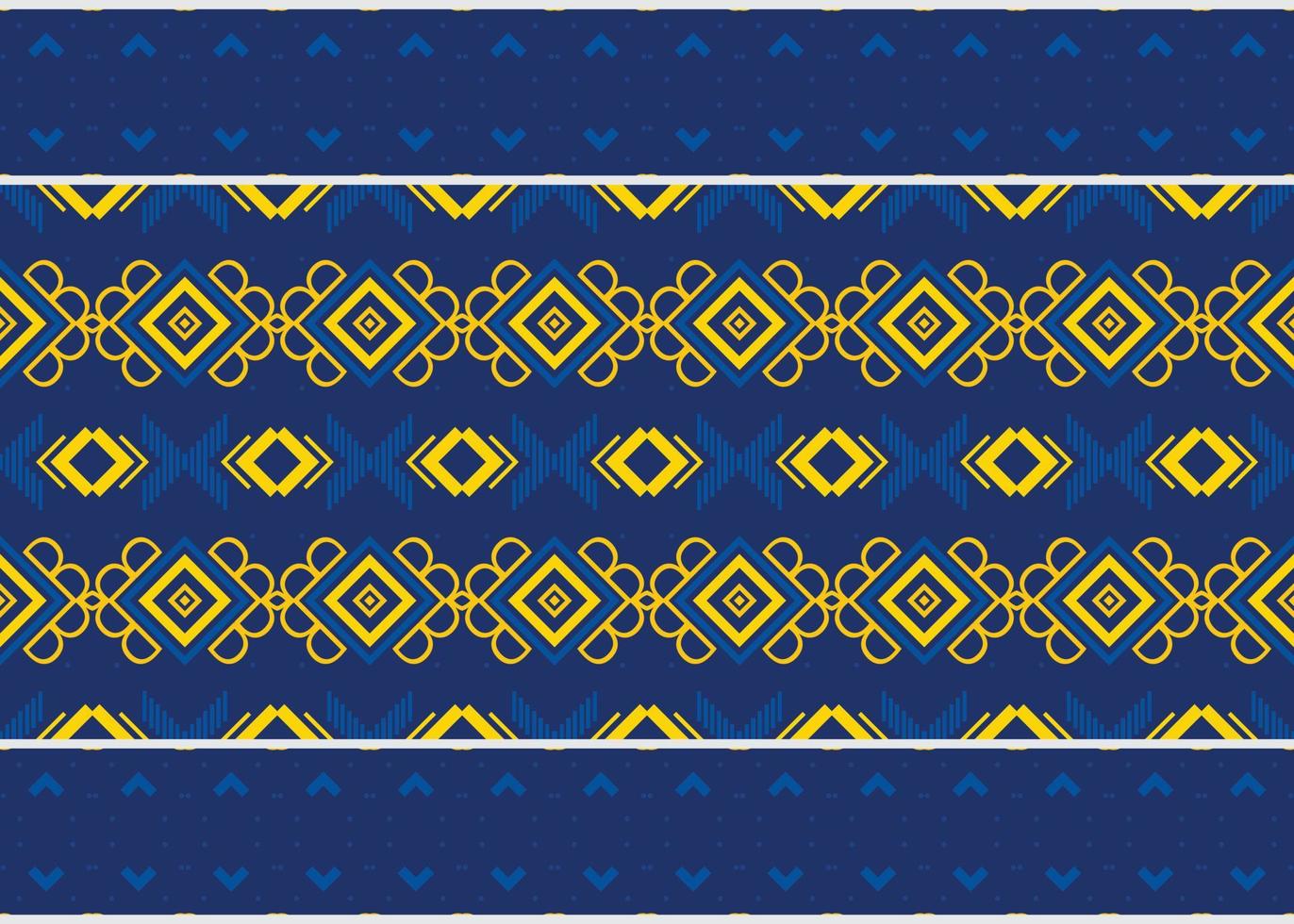 Ethnic pattern background. traditional pattern African art It is a pattern geometric shapes. Create beautiful fabric patterns. Design for print. Using in the fashion industry. vector