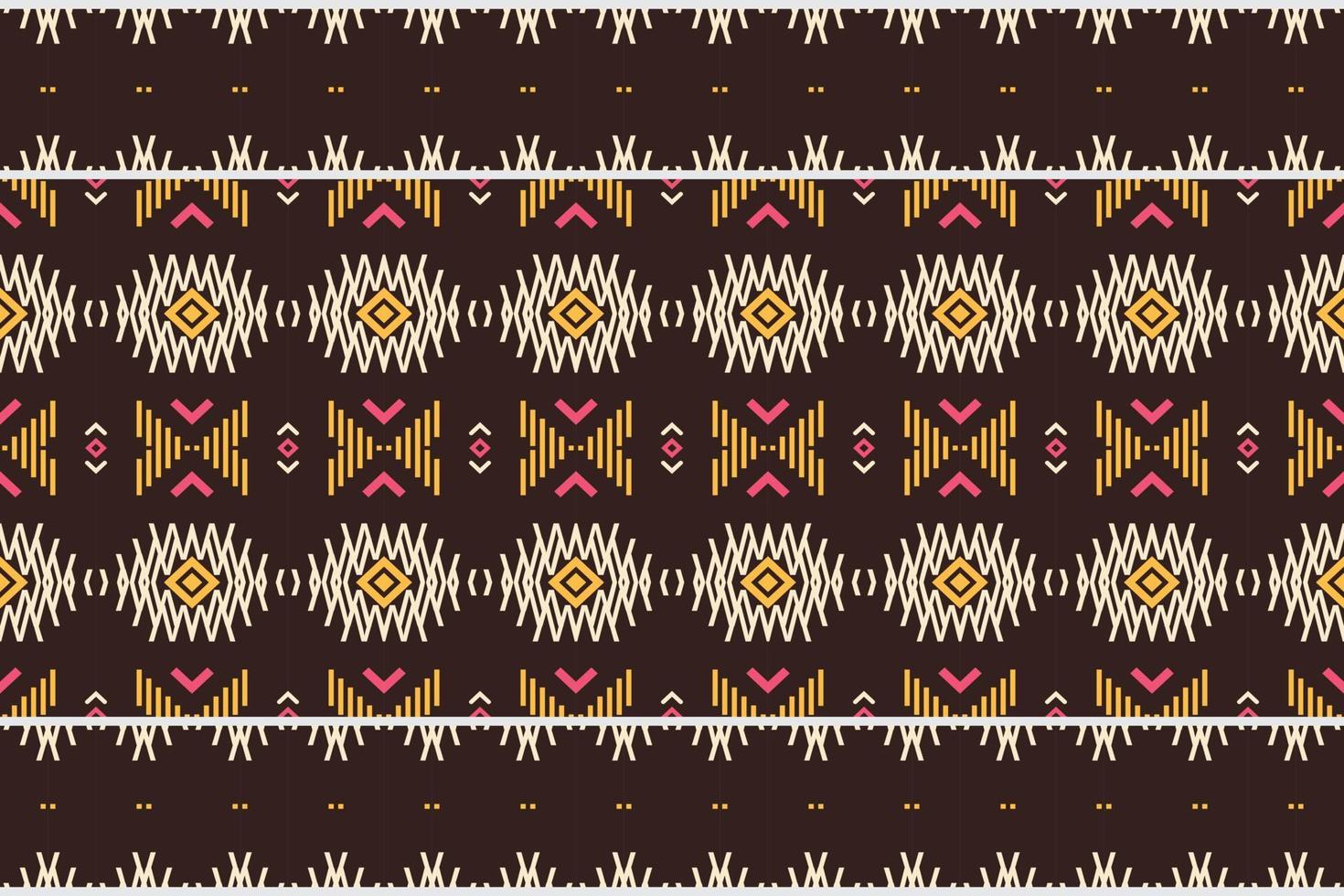 Indian ethnic pattern. traditional pattern background It is a pattern geometric shapes. Create beautiful fabric patterns. Design for print. Using in the fashion industry. vector