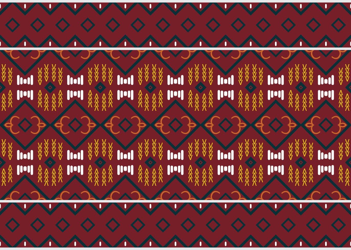 Simple ethnic design. Geometric ethnic pattern traditional Design It is a pattern geometric shapes. Create beautiful fabric patterns. Design for print. Using in the fashion industry. vector