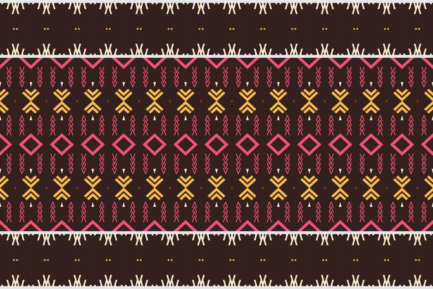 Simple tribal pattern design. traditional patterned vector It is a pattern geometric shapes. Create beautiful fabric patterns. Design for print. Using in the fashion industry.