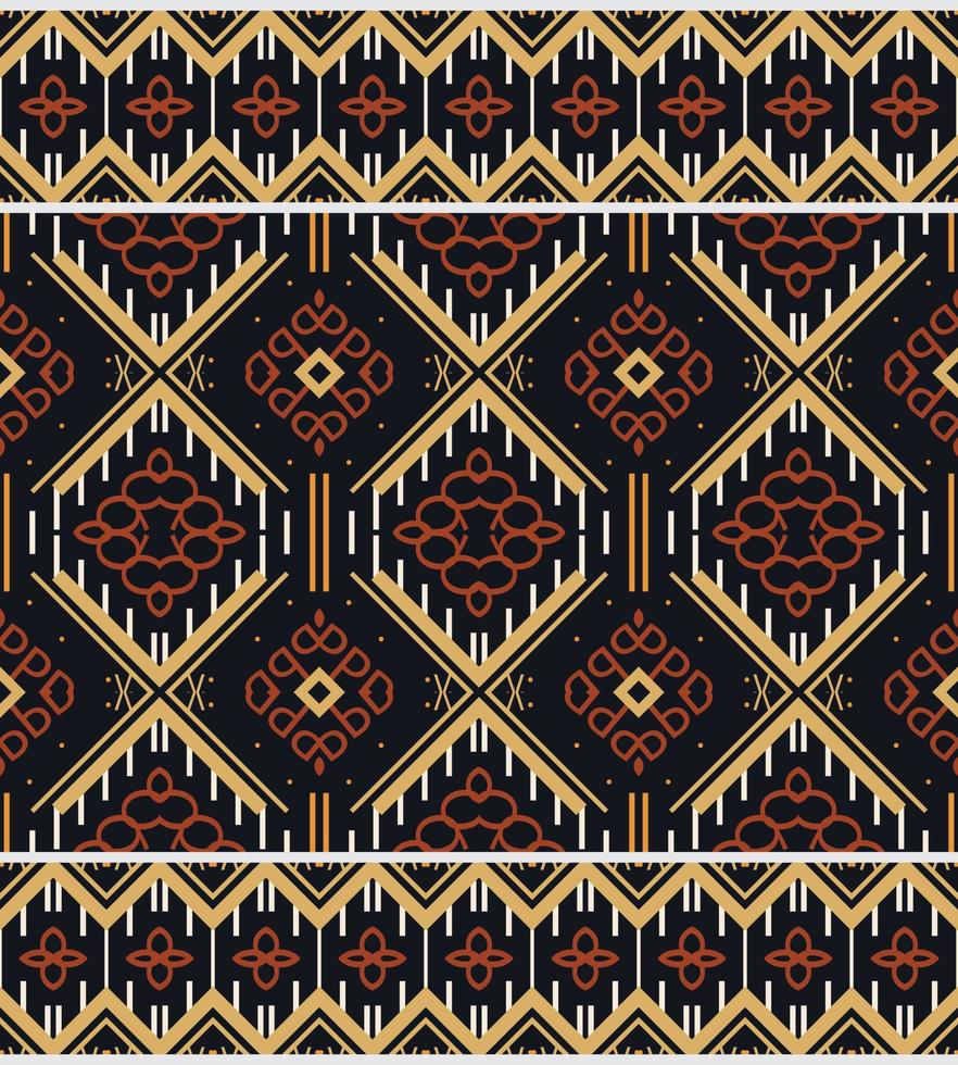 African Ethnic floral seamless pattern background. geometric ethnic oriental pattern traditional. Ethnic Aztec style abstract vector illustration. design for print texture,fabric,saree,sari,carpet.
