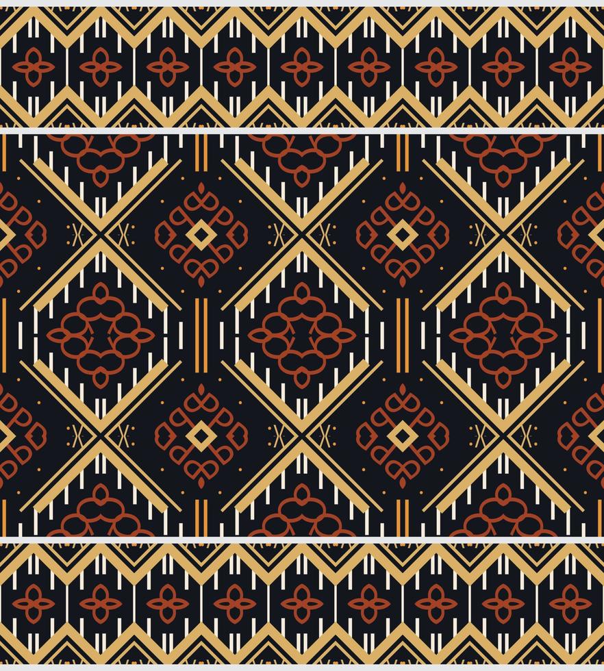 African Ethnic floral seamless pattern background. geometric ethnic oriental pattern traditional. Ethnic Aztec style abstract vector illustration. design for print texture,fabric,saree,sari,carpet.