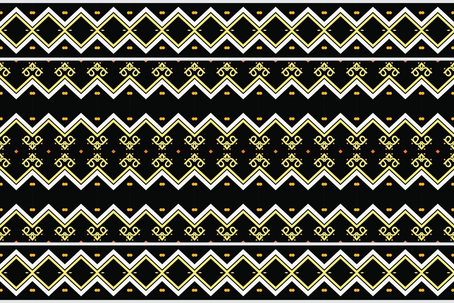 Ethnic pattern design. Geometric ethnic pattern traditional Design It is a pattern geometric shapes. Create beautiful fabric patterns. Design for print. Using in the fashion industry. vector