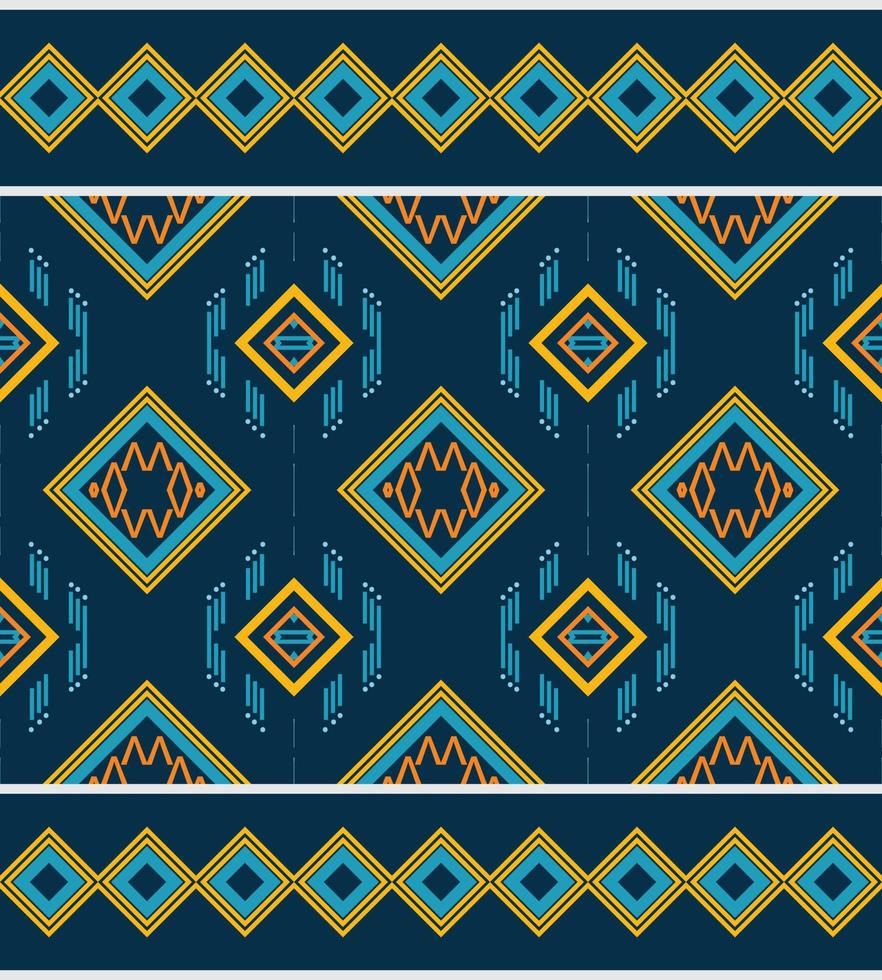 Geometric ethnic pattern. traditional patterned vector It is a pattern geometric shapes. Create beautiful fabric patterns. Design for print. Using in the fashion industry.