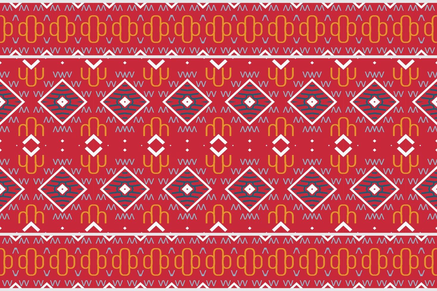Ethnic pattern design of the Philippines. traditional pattern design It is a pattern geometric shapes. Create beautiful fabric patterns. Design for print. Using in the fashion industry. vector